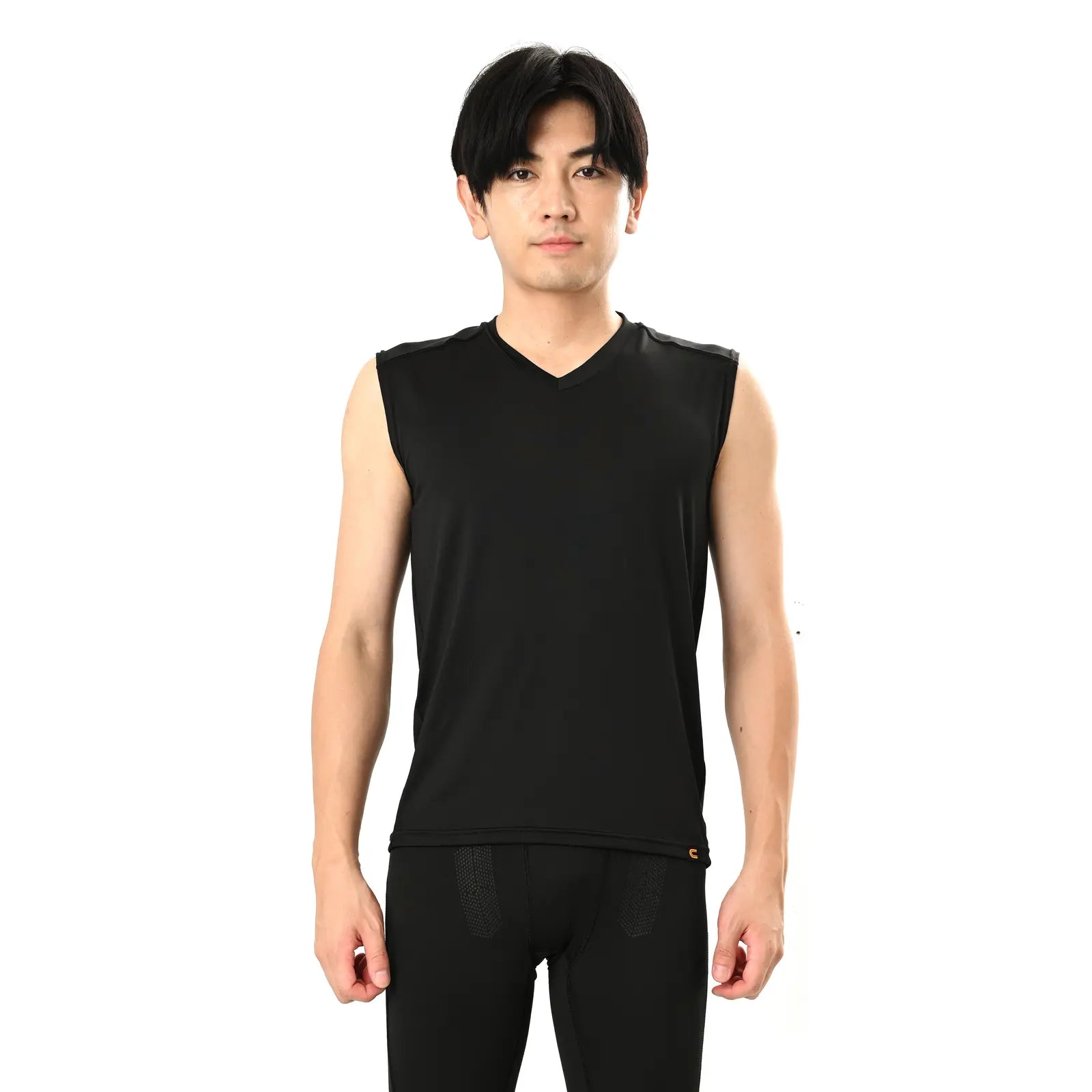 Vネックアンダーノースリーブ - colovany