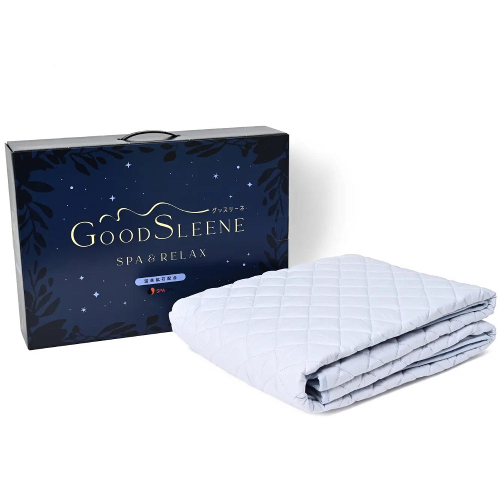 [コロバニィ] グッスリーネ® 敷きパッド シングル 100×200cm スパオール®加工 抗菌・防臭 綿100％ 日本製