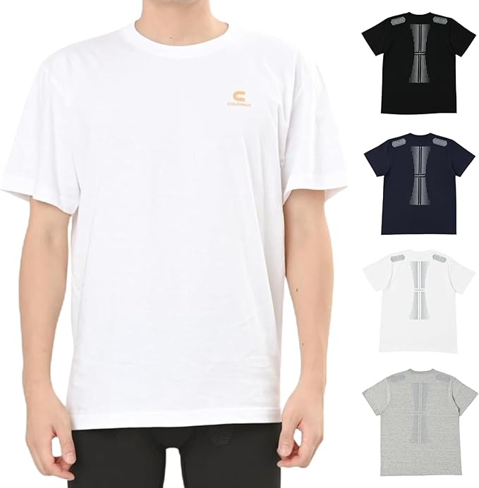 [コロバニィ] 睡眠・休息サポート 遠赤外線 Tシャツ 半袖 快眠 寝間着に クルーネック コットン素材 5.6オンス 【特許取得済】 - colovany